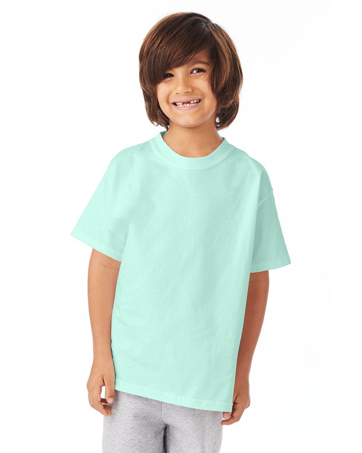 54500-Hanes-CLEAN MINT-Hanes-T-Shirts-1