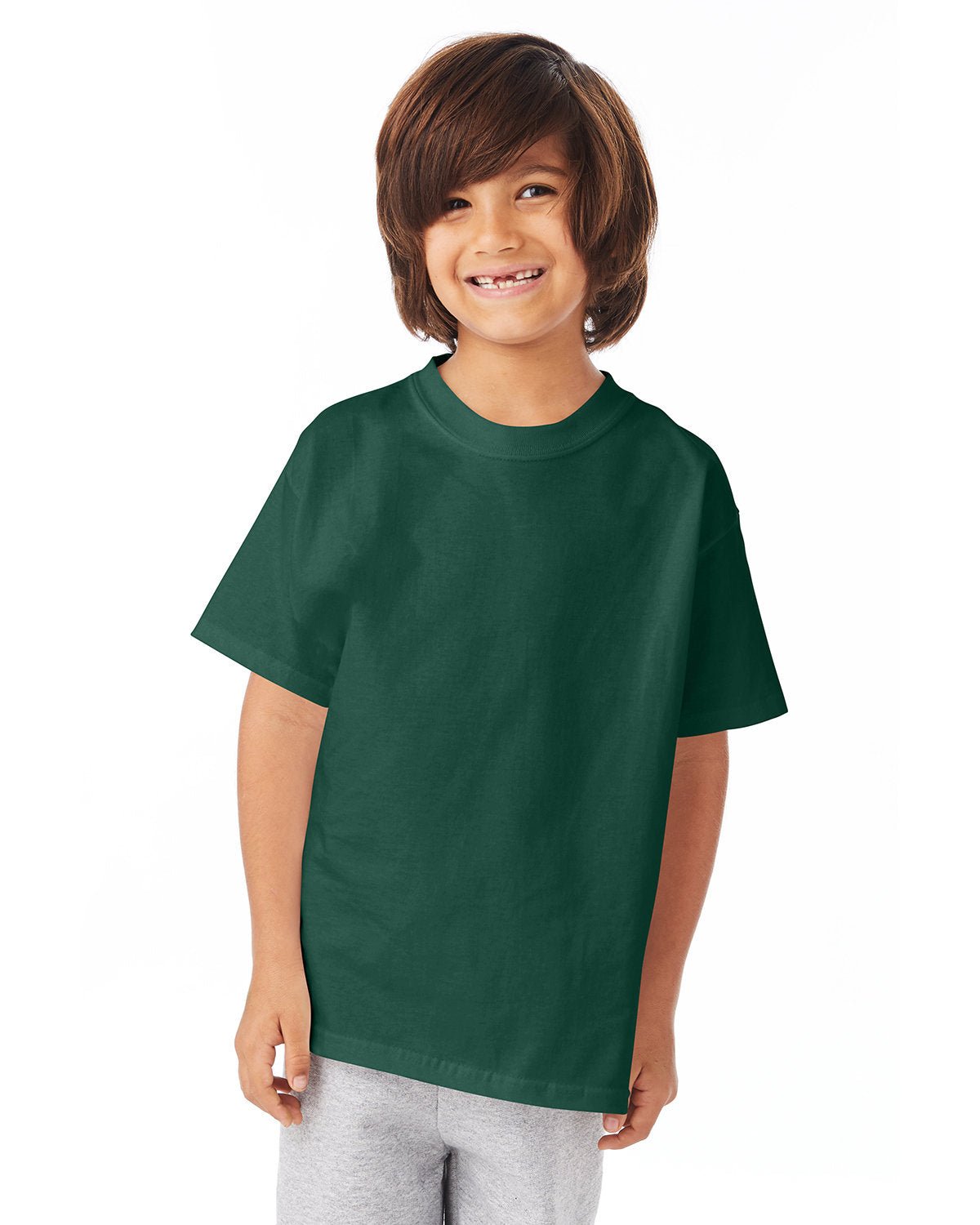 54500-Hanes-DEEP FOREST-Hanes-T-Shirts-1