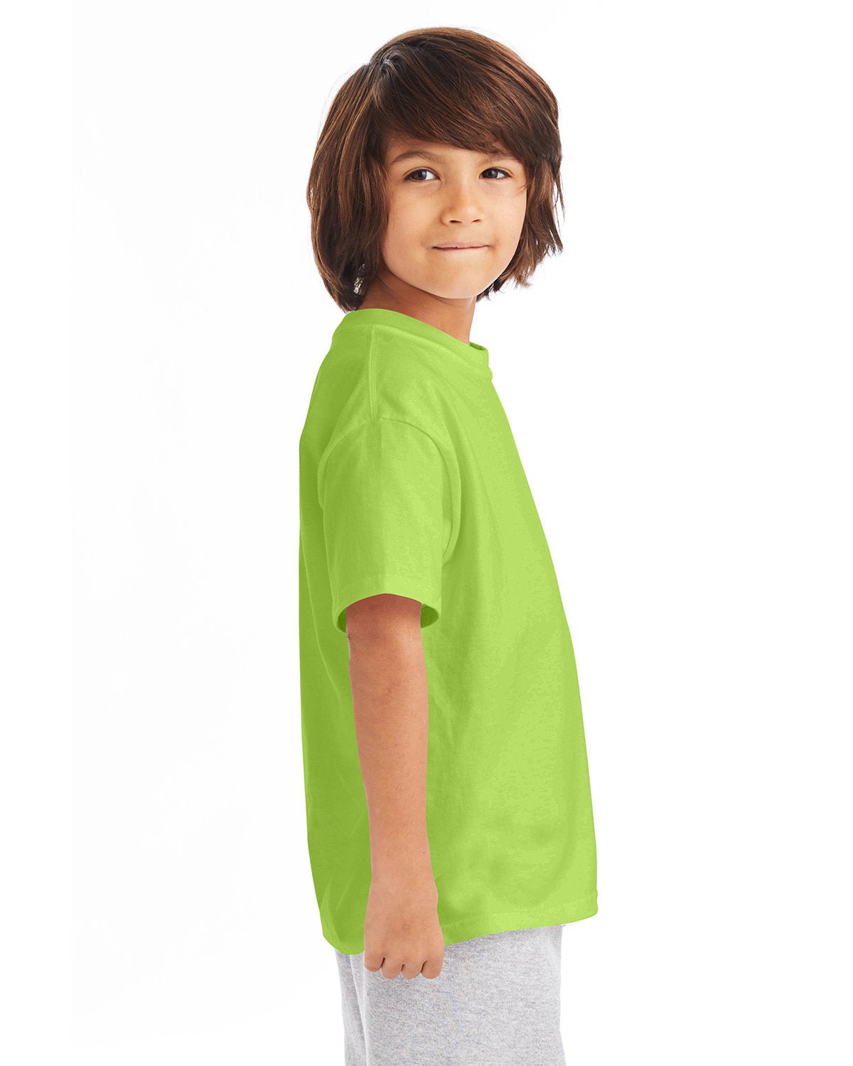 54500-Hanes-LIME-Hanes-T-Shirts-3