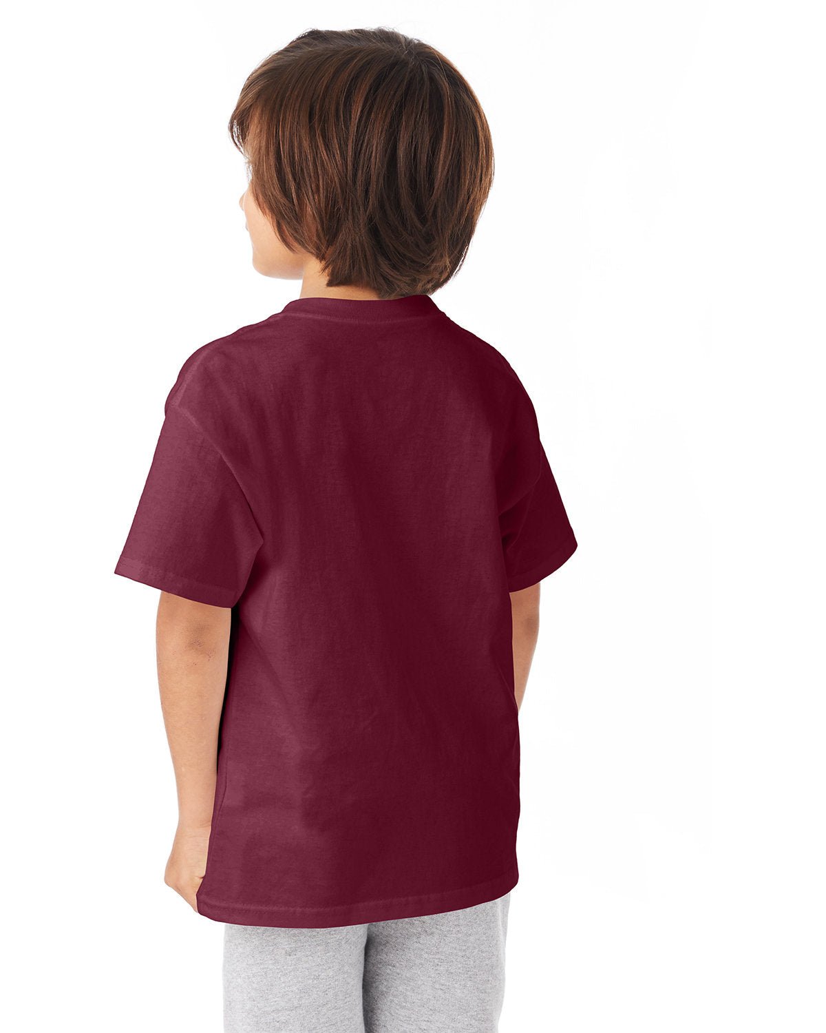 54500-Hanes-MAROON-Hanes-T-Shirts-2