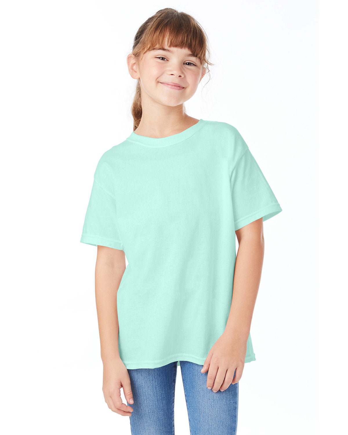 5480-Hanes-CLEAN MINT-Hanes-T-Shirts-1