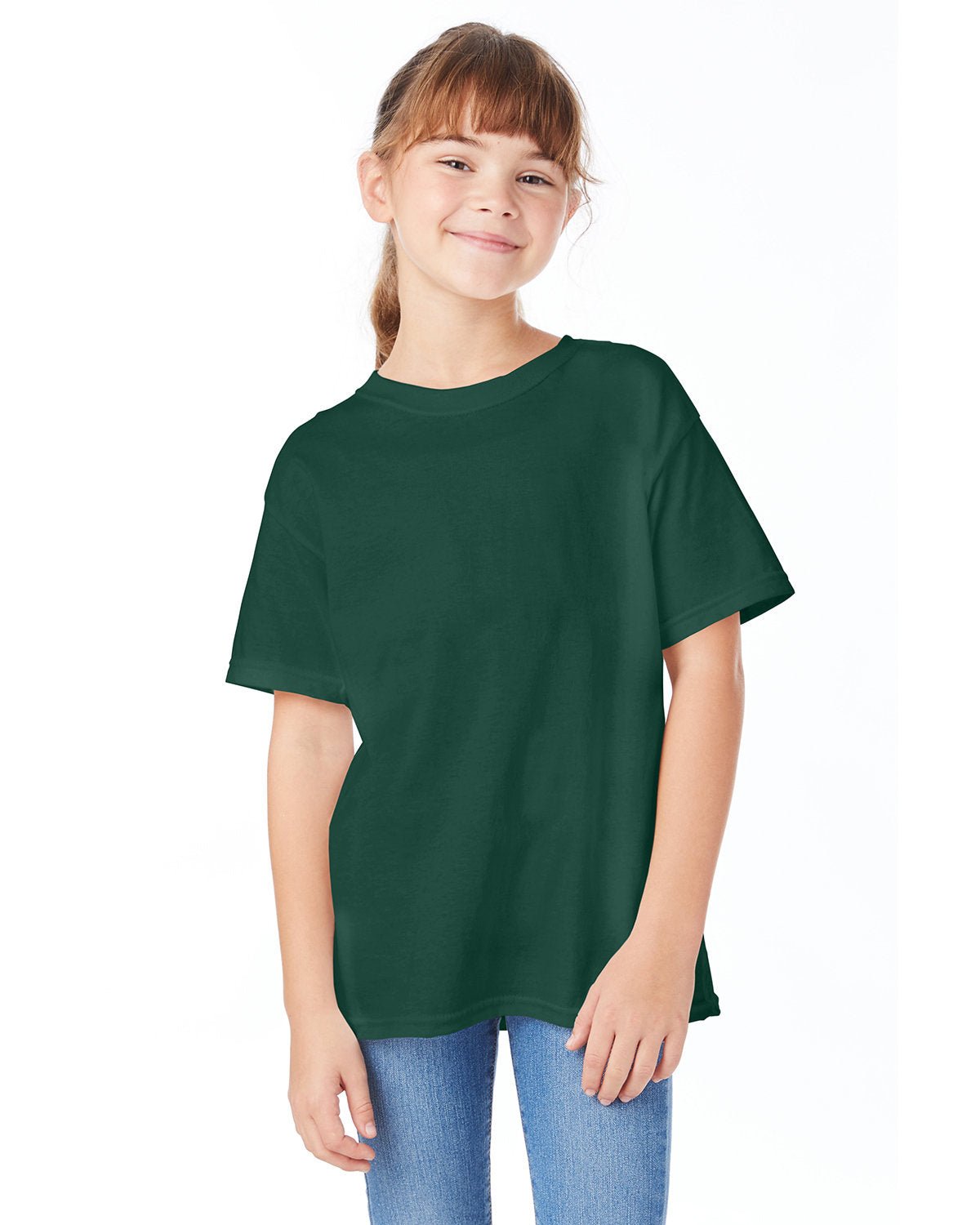 5480-Hanes-DEEP FOREST-Hanes-T-Shirts-1