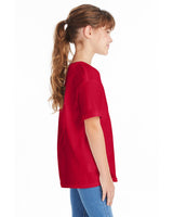 5480-Hanes-DEEP RED-Hanes-T-Shirts-3