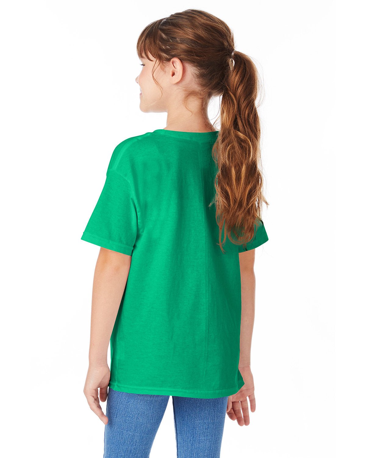 5480-Hanes-KELLY GREEN-Hanes-T-Shirts-2