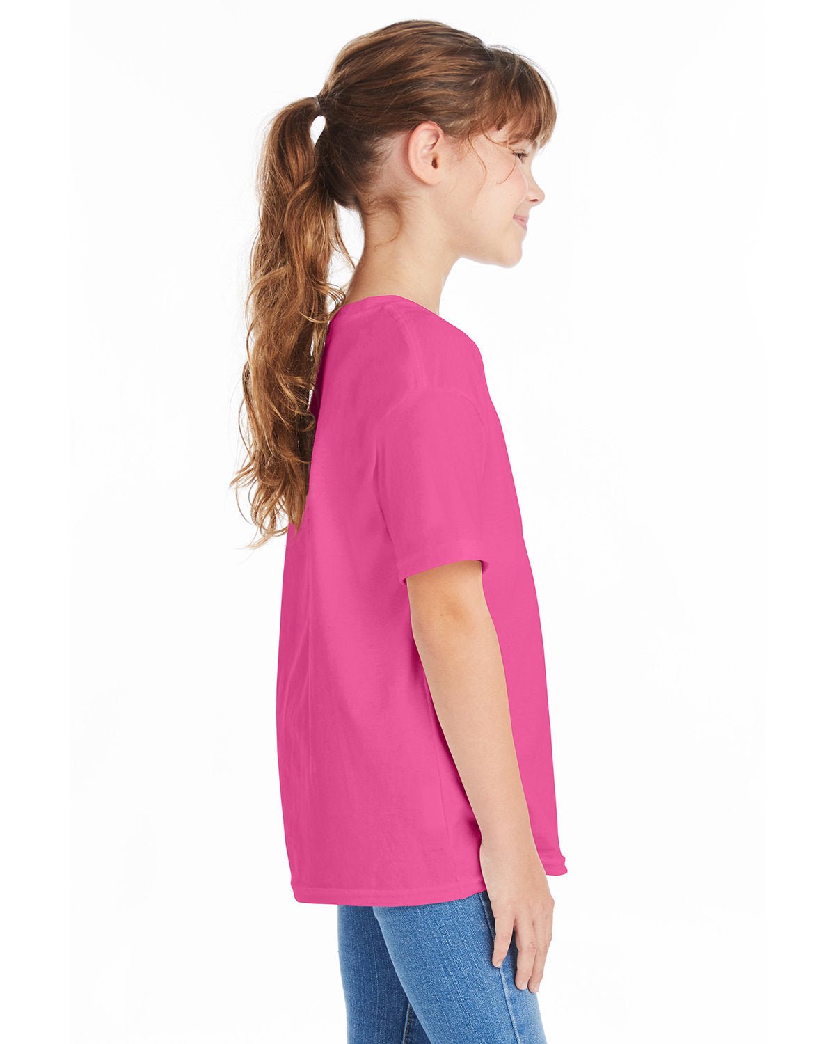 5480-Hanes-WOW PINK-Hanes-T-Shirts-3