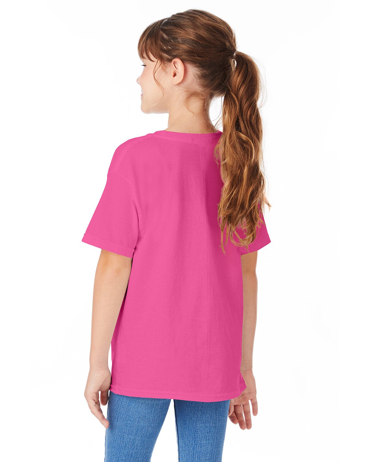 5480-Hanes-WOW PINK-Hanes-T-Shirts-2