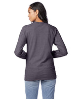 5586-Hanes-CHARCOAL HEATHER-Hanes-T-Shirts-2