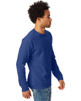 5586-Hanes-DEEP ROYAL-Hanes-T-Shirts-3