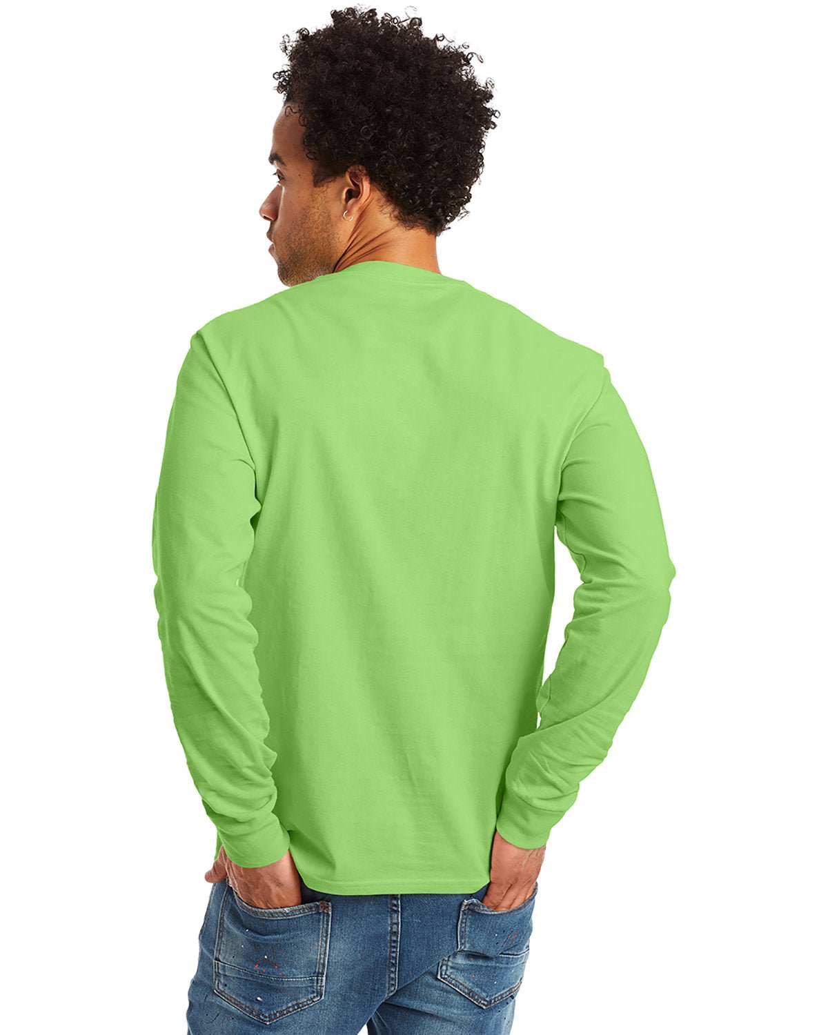 5586-Hanes-LIME-Hanes-T-Shirts-2