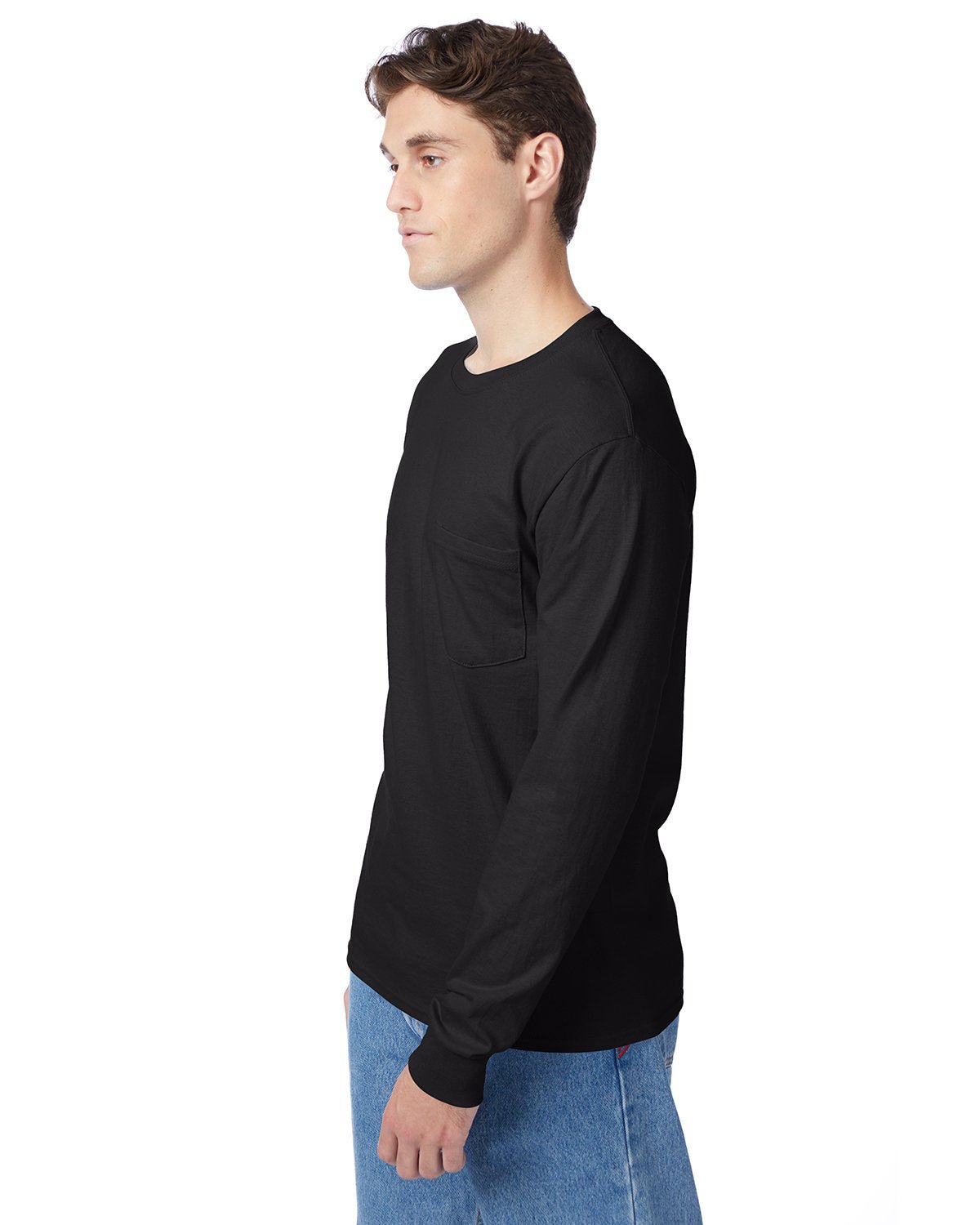 5596-Hanes-BLACK-Hanes-T-Shirts-1