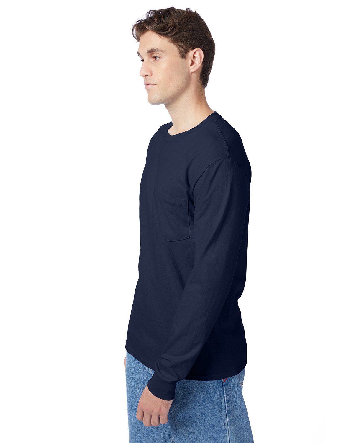 5596-Hanes-NAVY-Hanes-T-Shirts-1