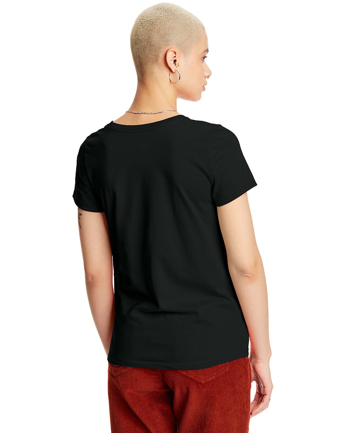 5680-Hanes-BLACK-Hanes-T-Shirts-2