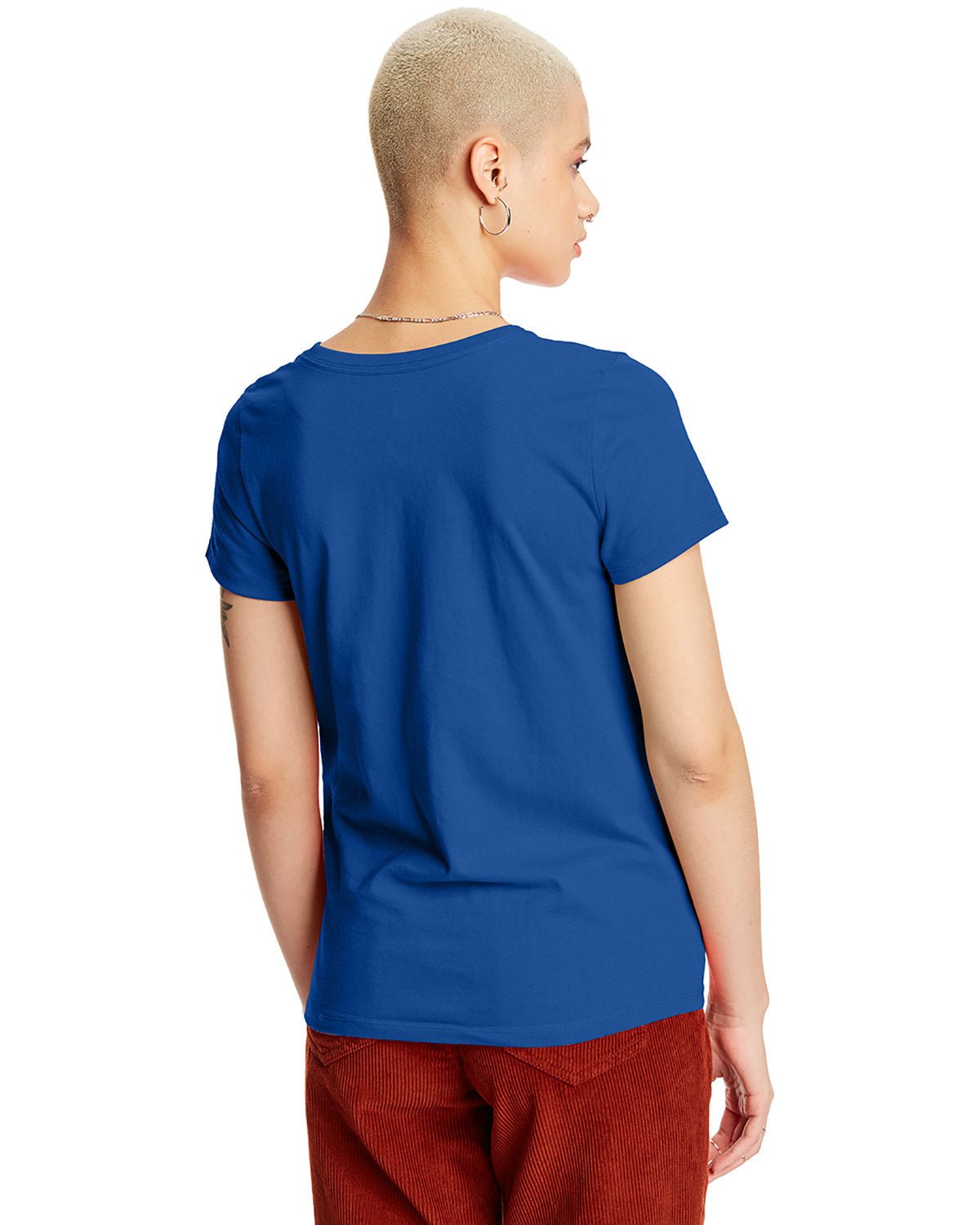 5680-Hanes-DEEP ROYAL-Hanes-T-Shirts-2