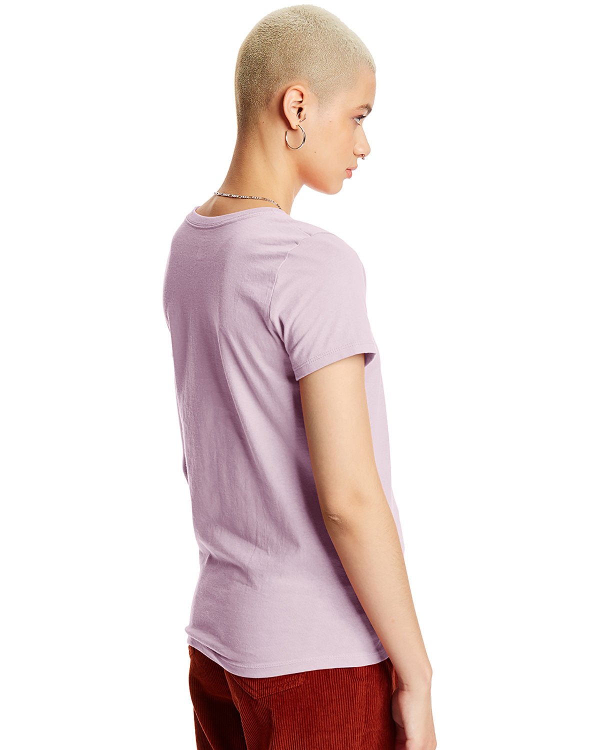 5680-Hanes-PALE PINK-Hanes-T-Shirts-3