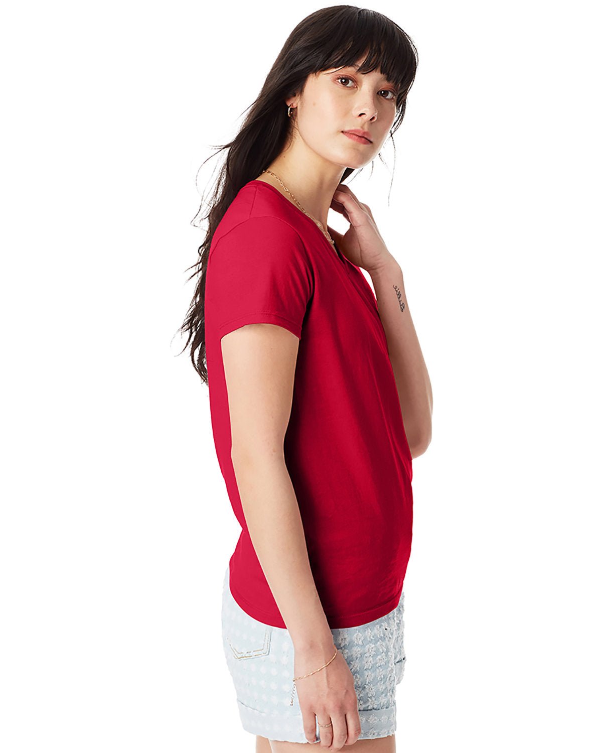 5780-Hanes-DEEP RED-Hanes-T-Shirts-3