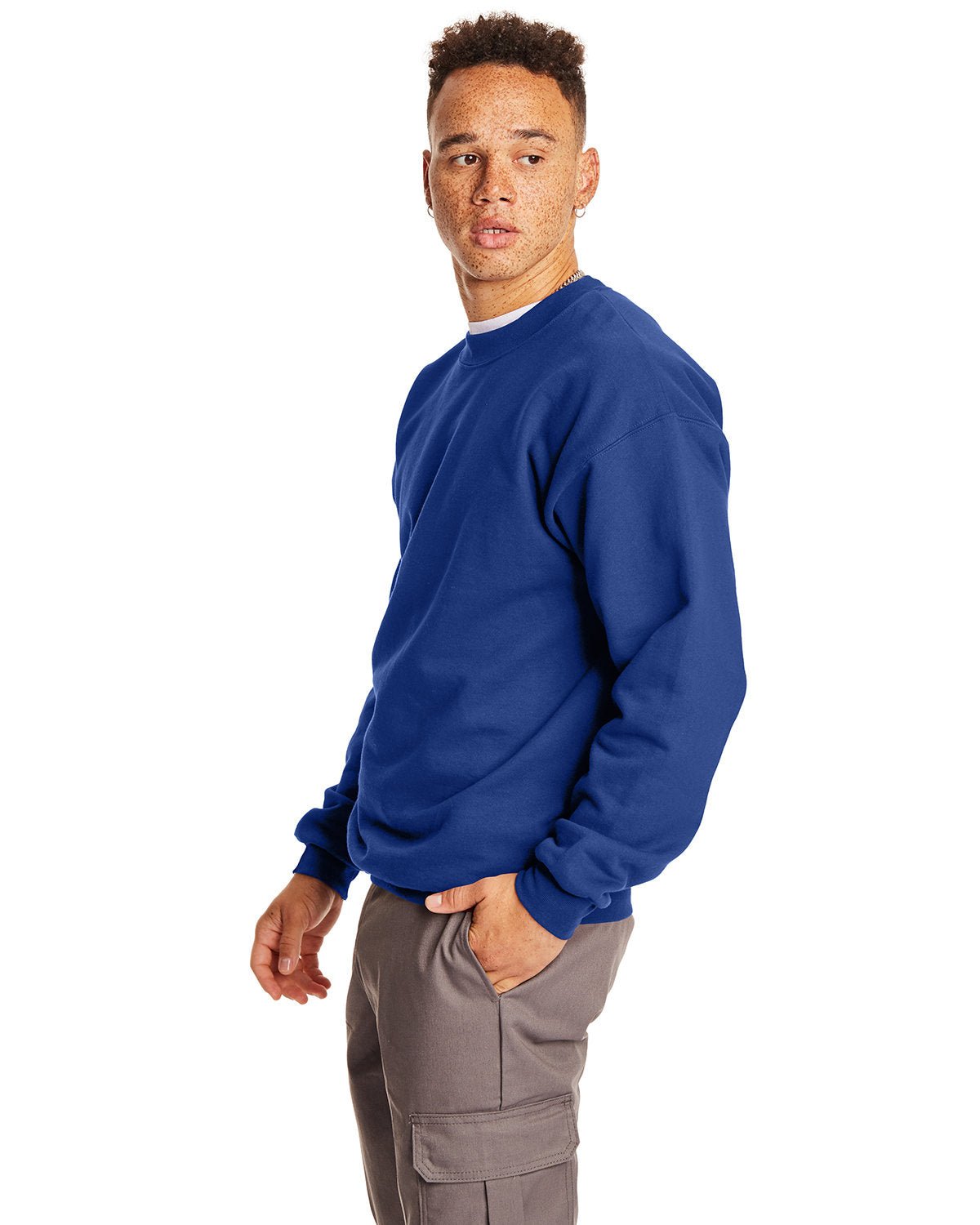 F260-Hanes-DEEP ROYAL-Hanes-Sweatshirts-3