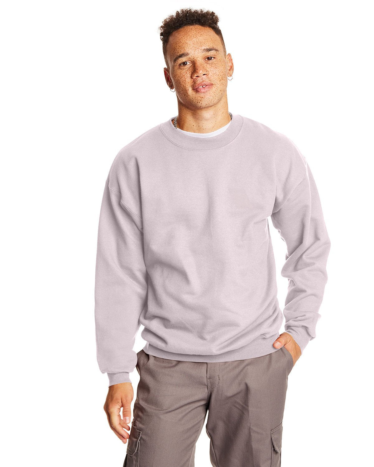 F260-Hanes-PALE PINK-Hanes-Sweatshirts-1