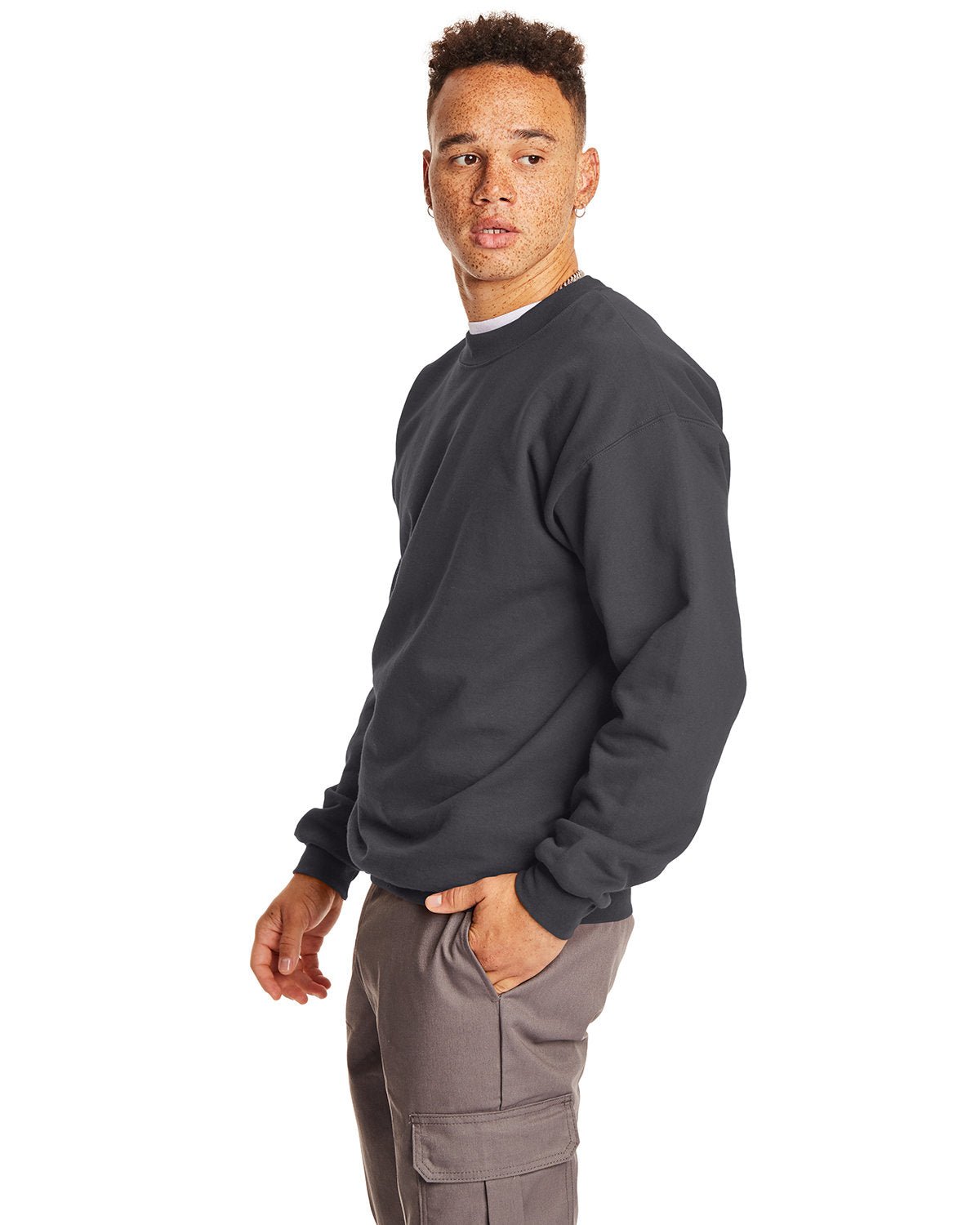 F260-Hanes-SMOKE GRAY-Hanes-Sweatshirts-3