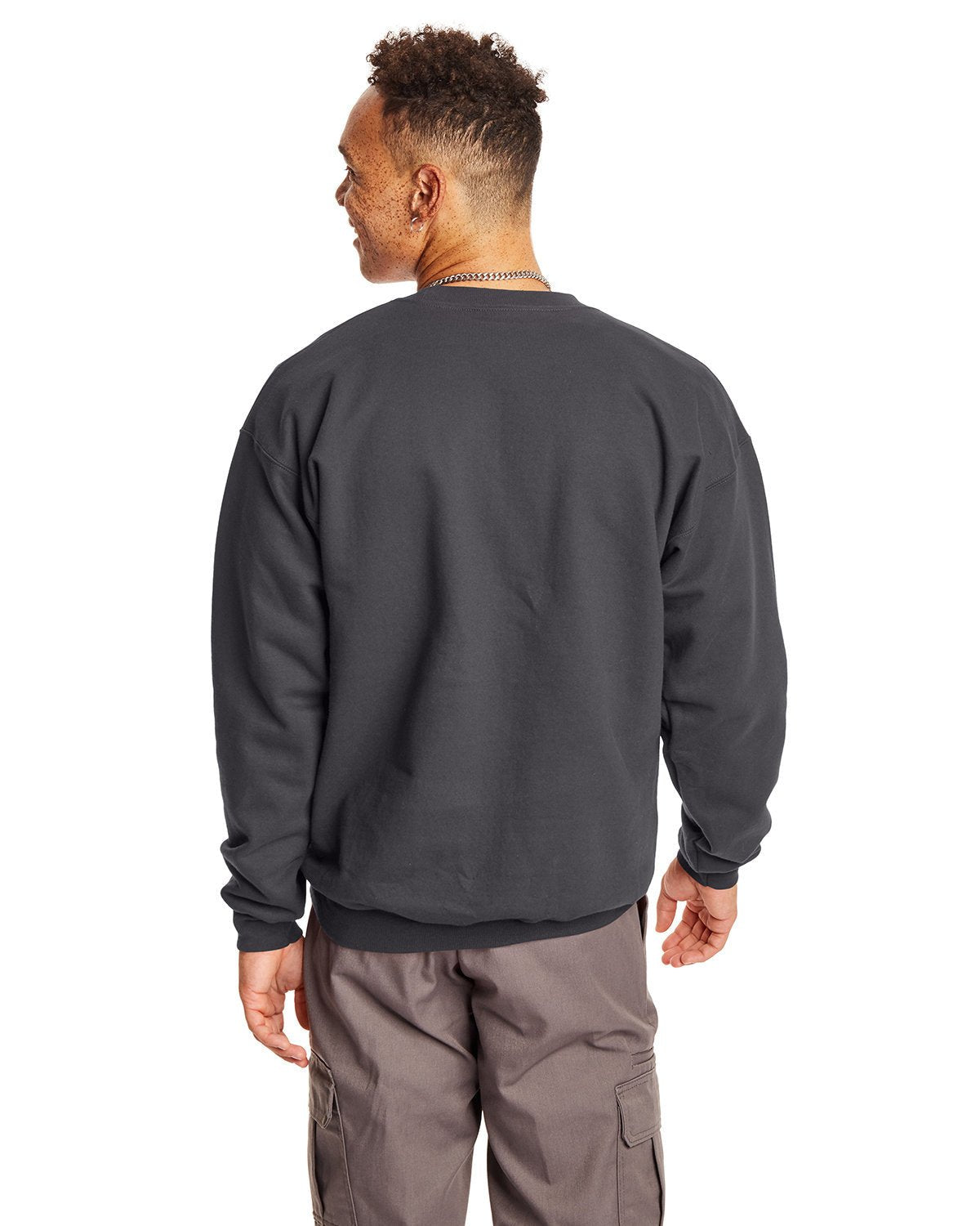 F260-Hanes-SMOKE GRAY-Hanes-Sweatshirts-2