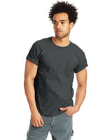 H5590-Hanes-CHARCOAL HEATHER-Hanes-T-Shirts-1