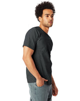 H5590-Hanes-CHARCOAL HEATHER-Hanes-T-Shirts-3