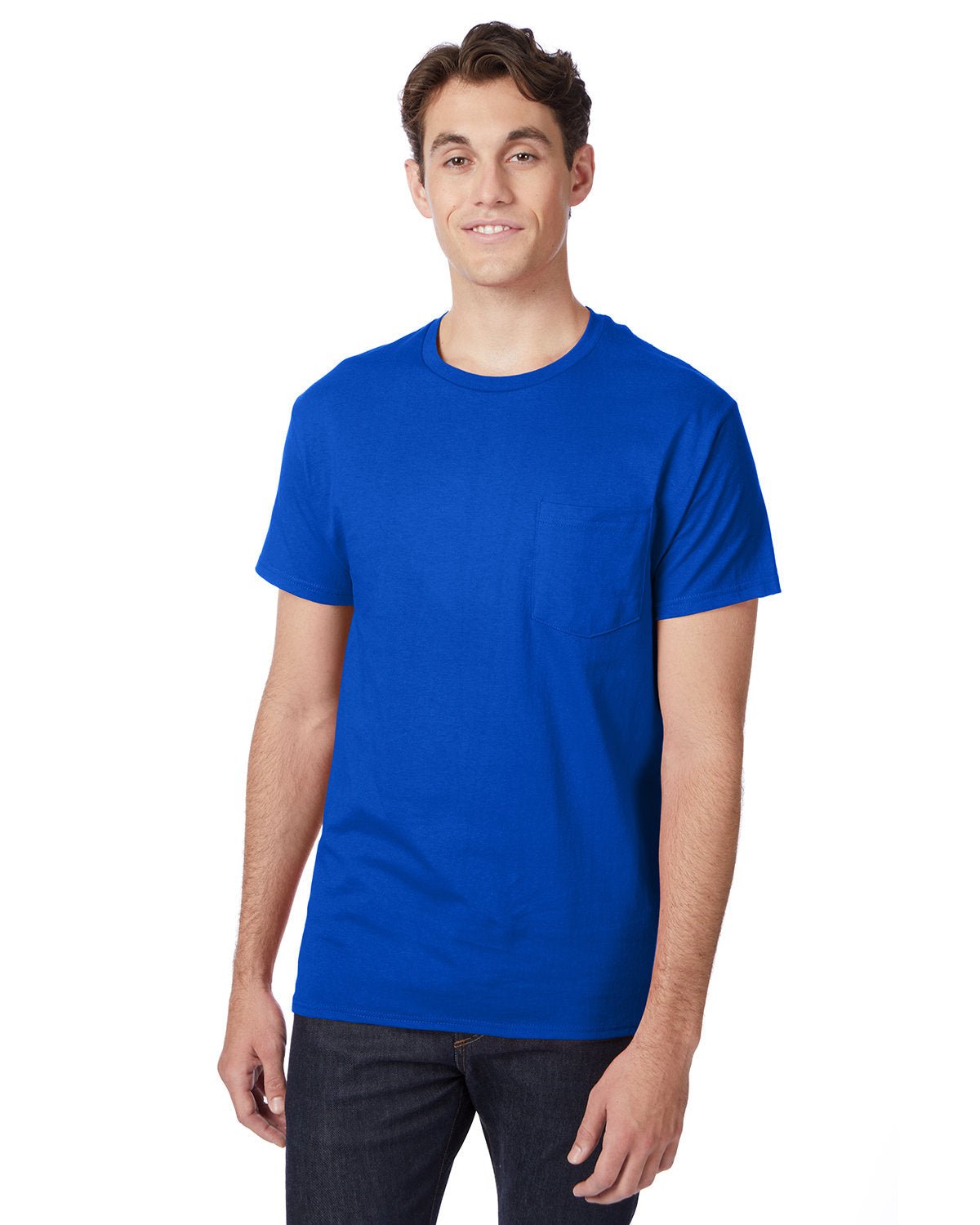 H5590-Hanes-DEEP ROYAL-Hanes-T-Shirts-1