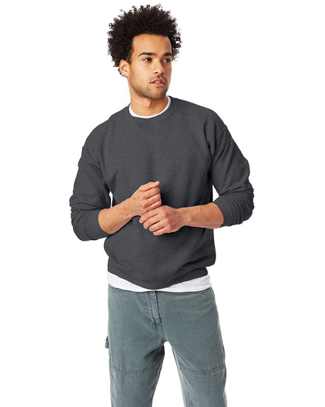 P1607-Hanes-CHARCOAL HEATHER-Hanes-Sweatshirts-1