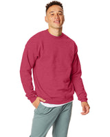 P1607-Hanes-HEATHER RED-Hanes-Sweatshirts-1