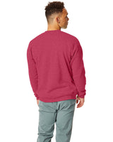 P1607-Hanes-HEATHER RED-Hanes-Sweatshirts-2