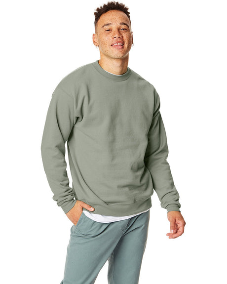 P1607-Hanes-STONEWASH GREEN-Hanes-Sweatshirts-1