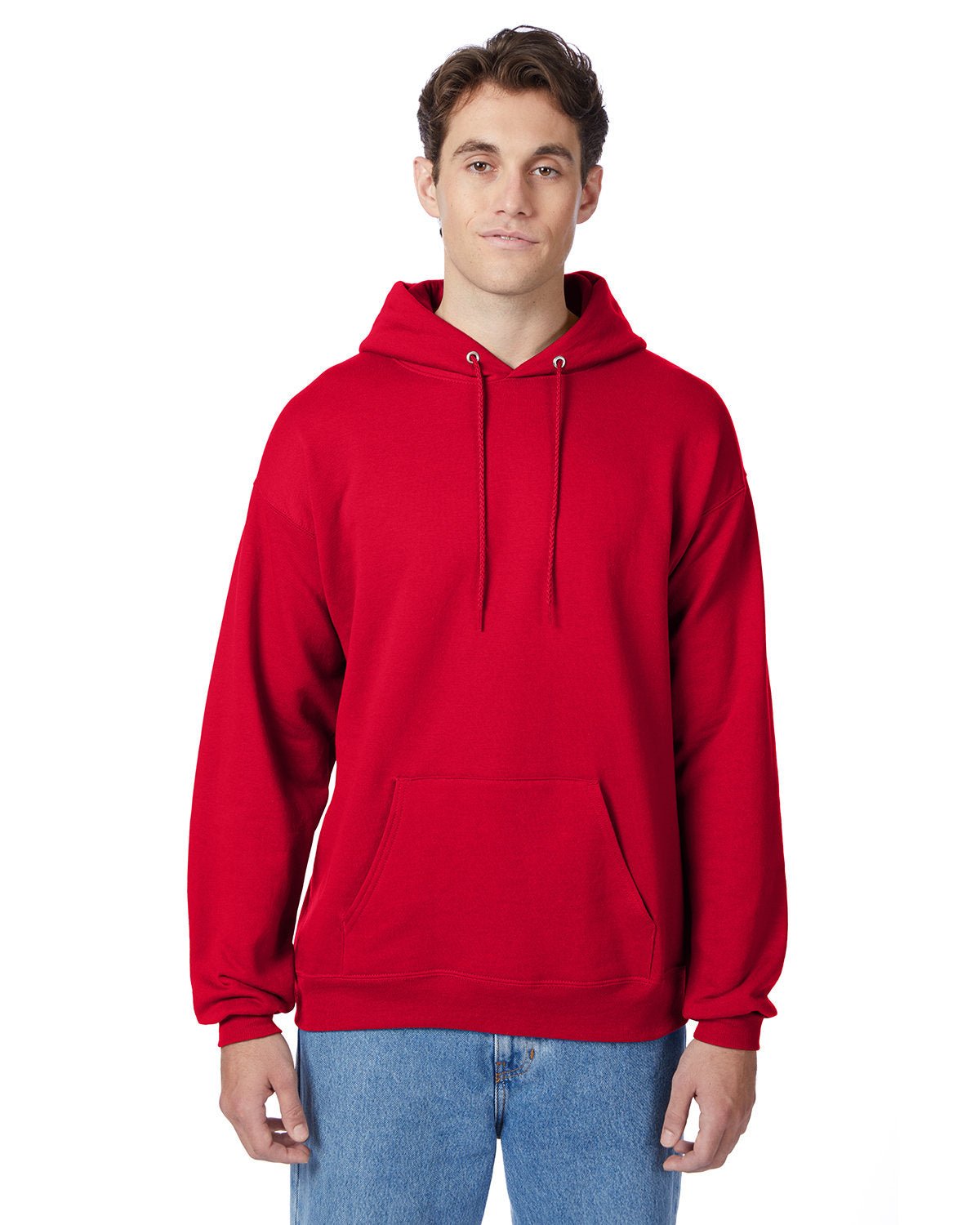 P170-Hanes-DEEP RED-Hanes-Sweatshirts-1