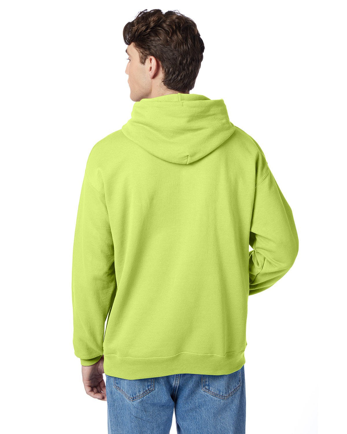 P170-Hanes-SAFETY GREEN-Hanes-Sweatshirts-2