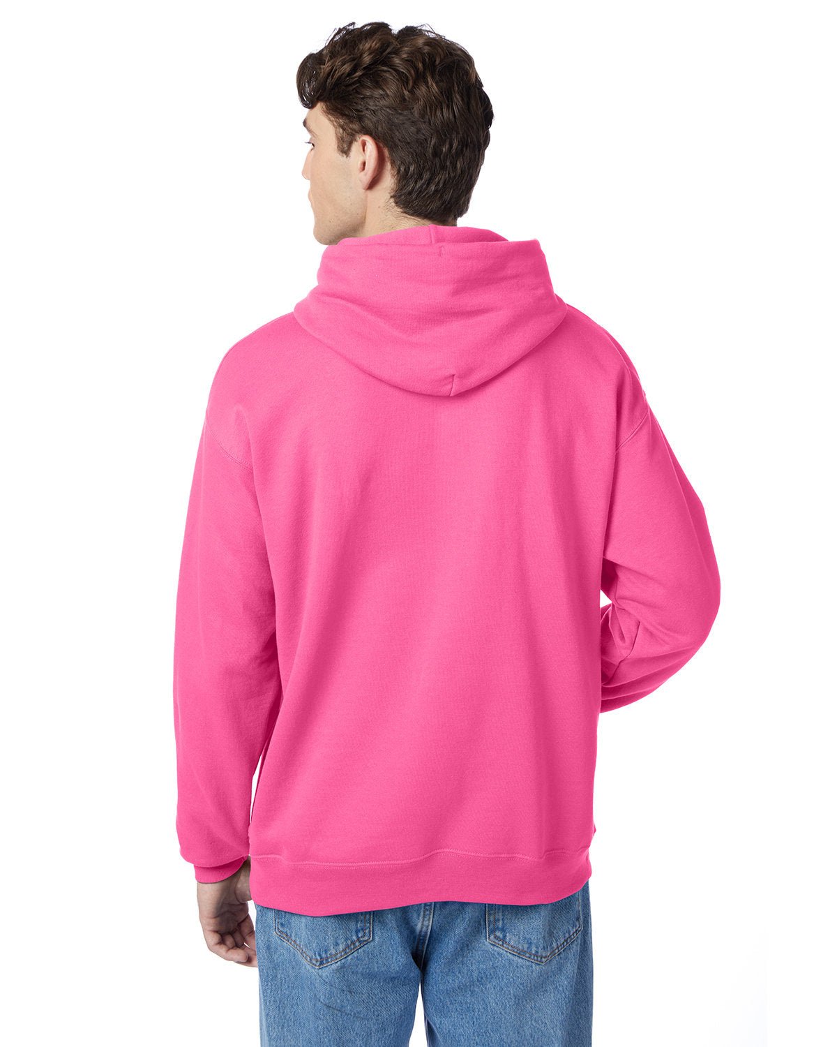 P170-Hanes-SAFETY PINK-Hanes-Sweatshirts-2