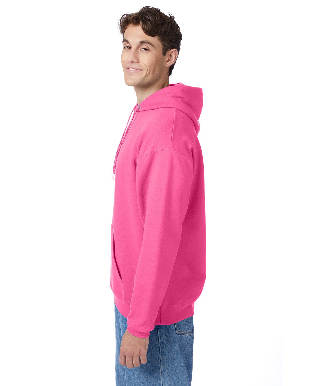 P170-Hanes-SAFETY PINK-Hanes-Sweatshirts-3