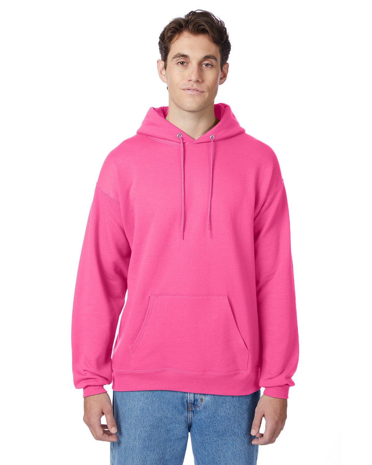 P170-Hanes-SAFETY PINK-Hanes-Sweatshirts-1