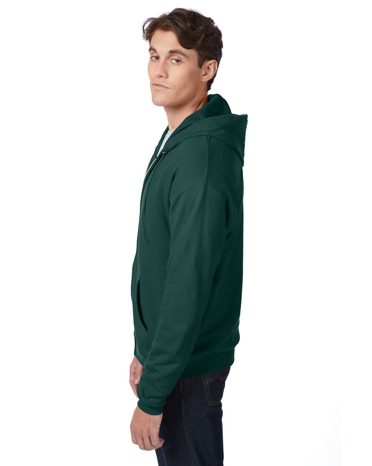 P180-Hanes-DEEP FOREST-Hanes-Sweatshirts-3