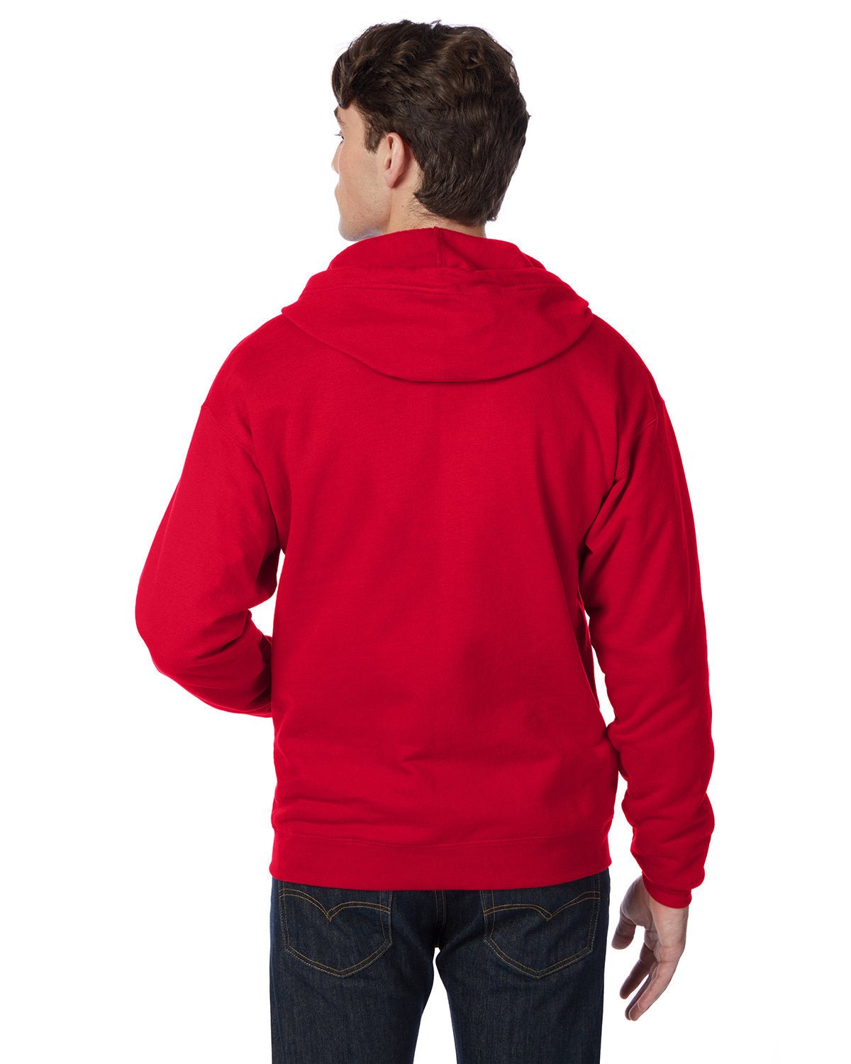 P180-Hanes-DEEP RED-Hanes-Sweatshirts-2