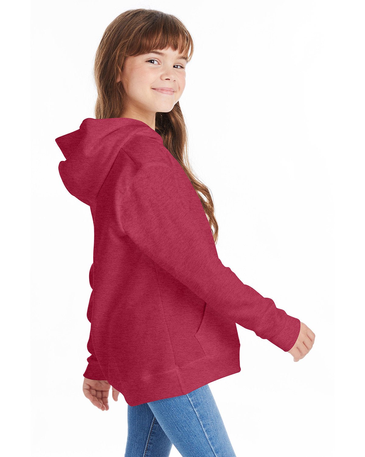 P473-Hanes-HEATHER RED-Hanes-Sweatshirts-3