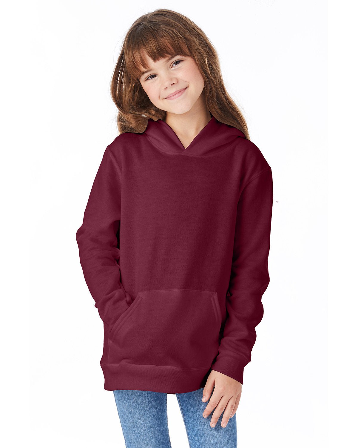 P473-Hanes-MAROON-Hanes-Sweatshirts-1