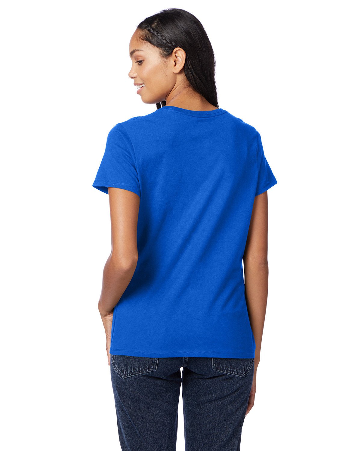 S04V-Hanes-DEEP ROYAL-Hanes-T-Shirts-2