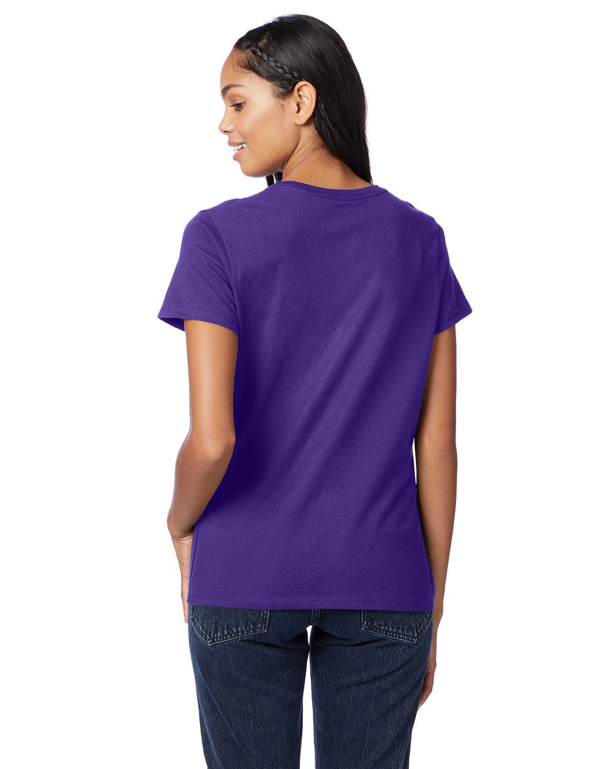 S04V-Hanes-PURPLE-Hanes-T-Shirts-2