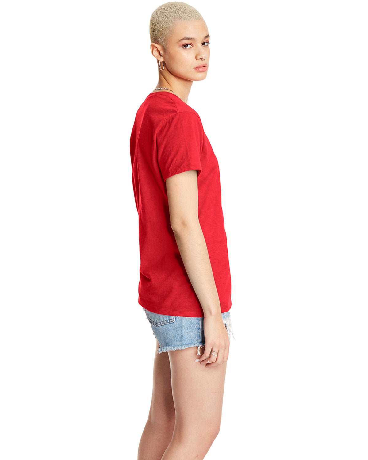 SL04-Hanes-ATHLETIC RED-Hanes-T-Shirts-3