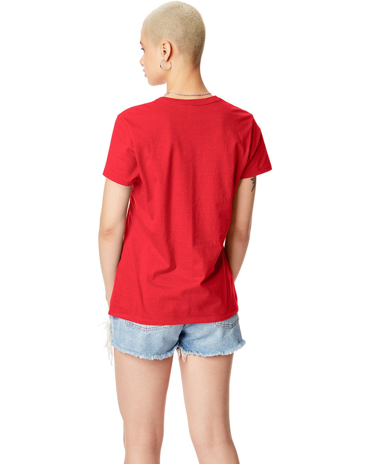 SL04-Hanes-ATHLETIC RED-Hanes-T-Shirts-2