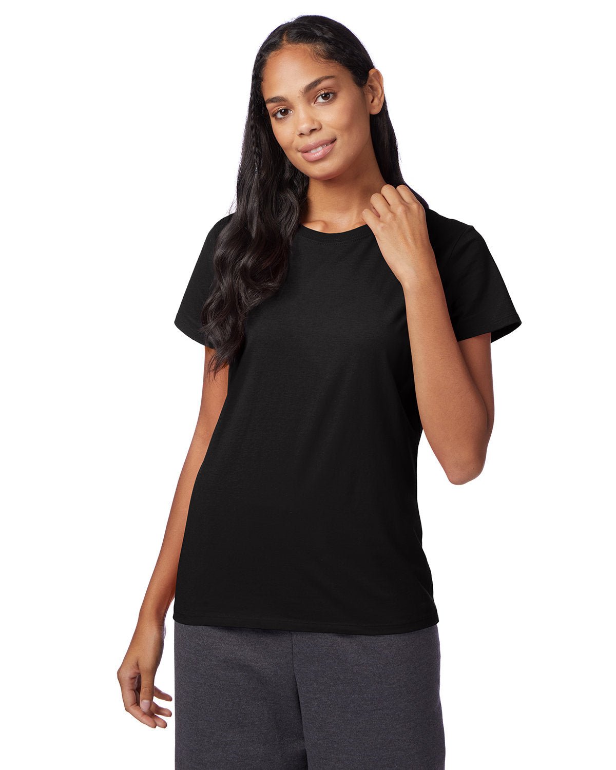 SL04-Hanes-BLACK-Hanes-T-Shirts-1