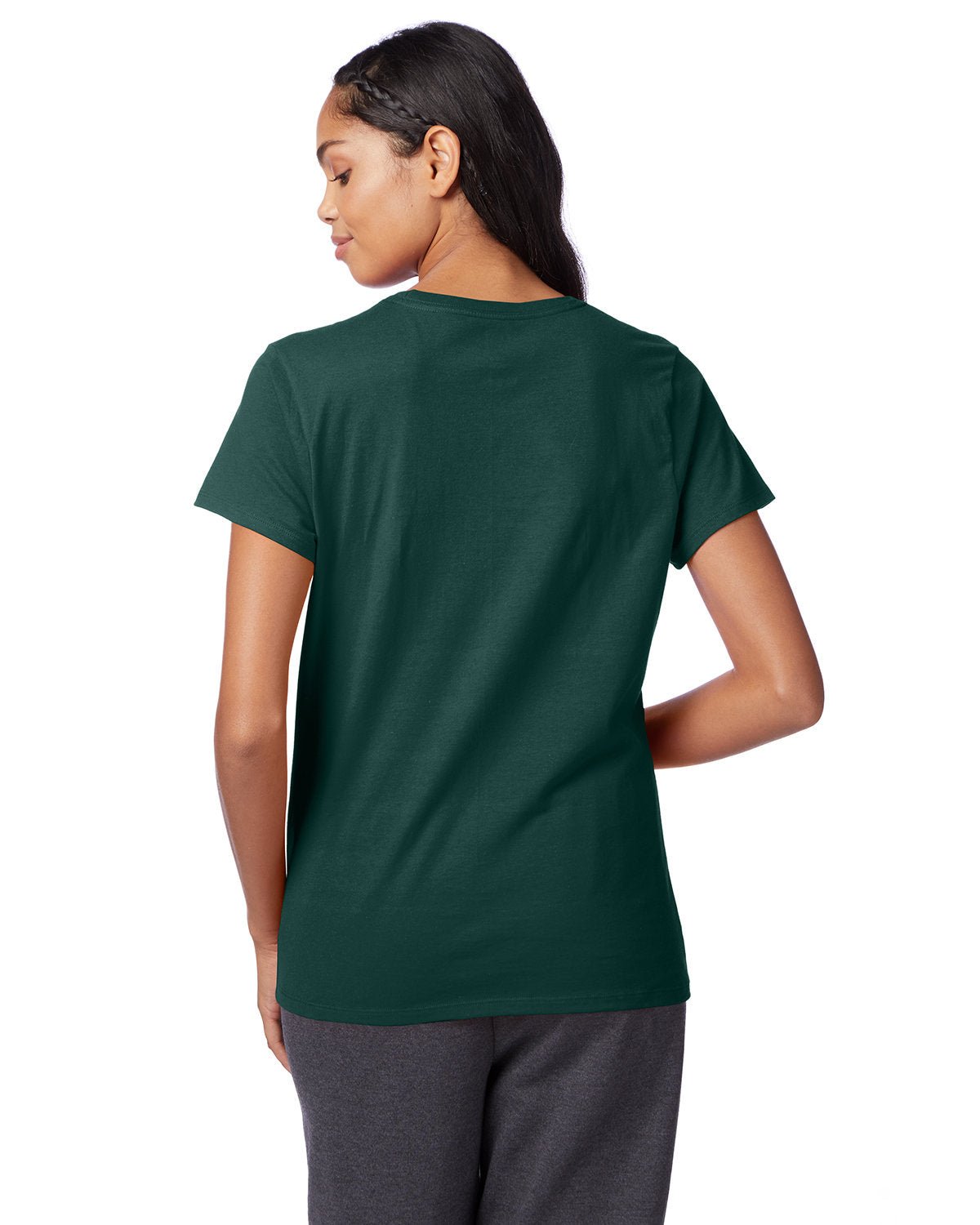 SL04-Hanes-DEEP FOREST-Hanes-T-Shirts-2