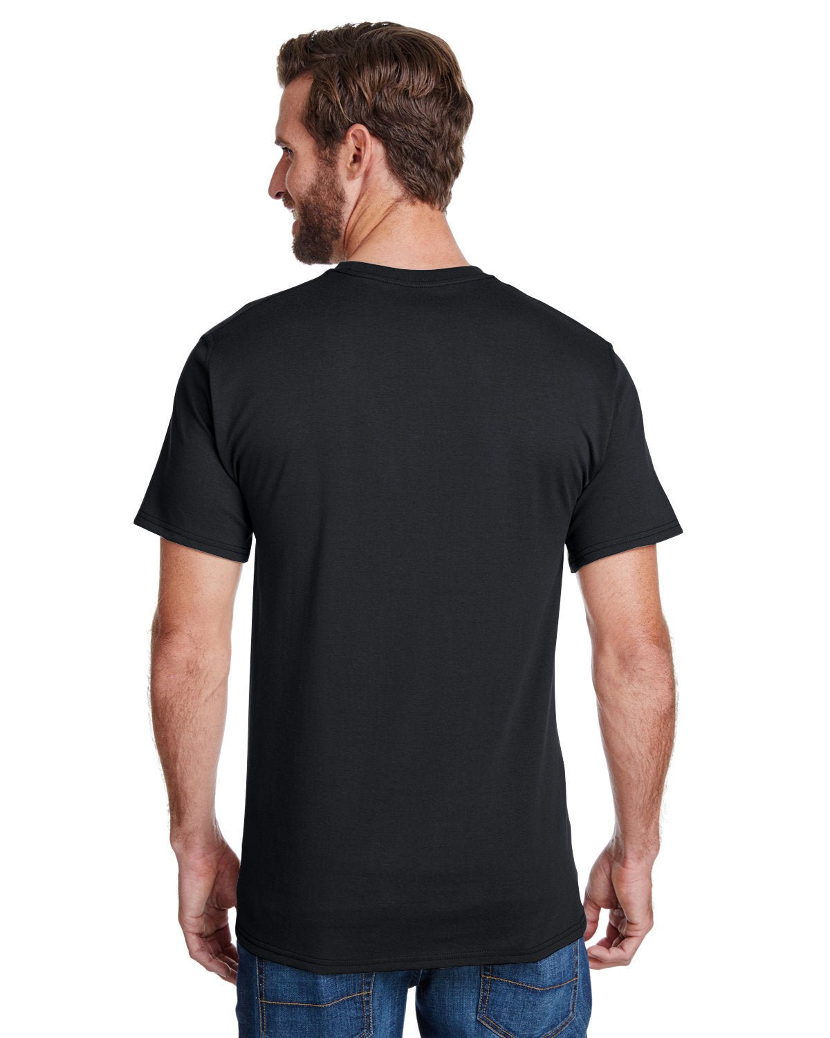 W110-Hanes-BLACK-Hanes-T-Shirts-2