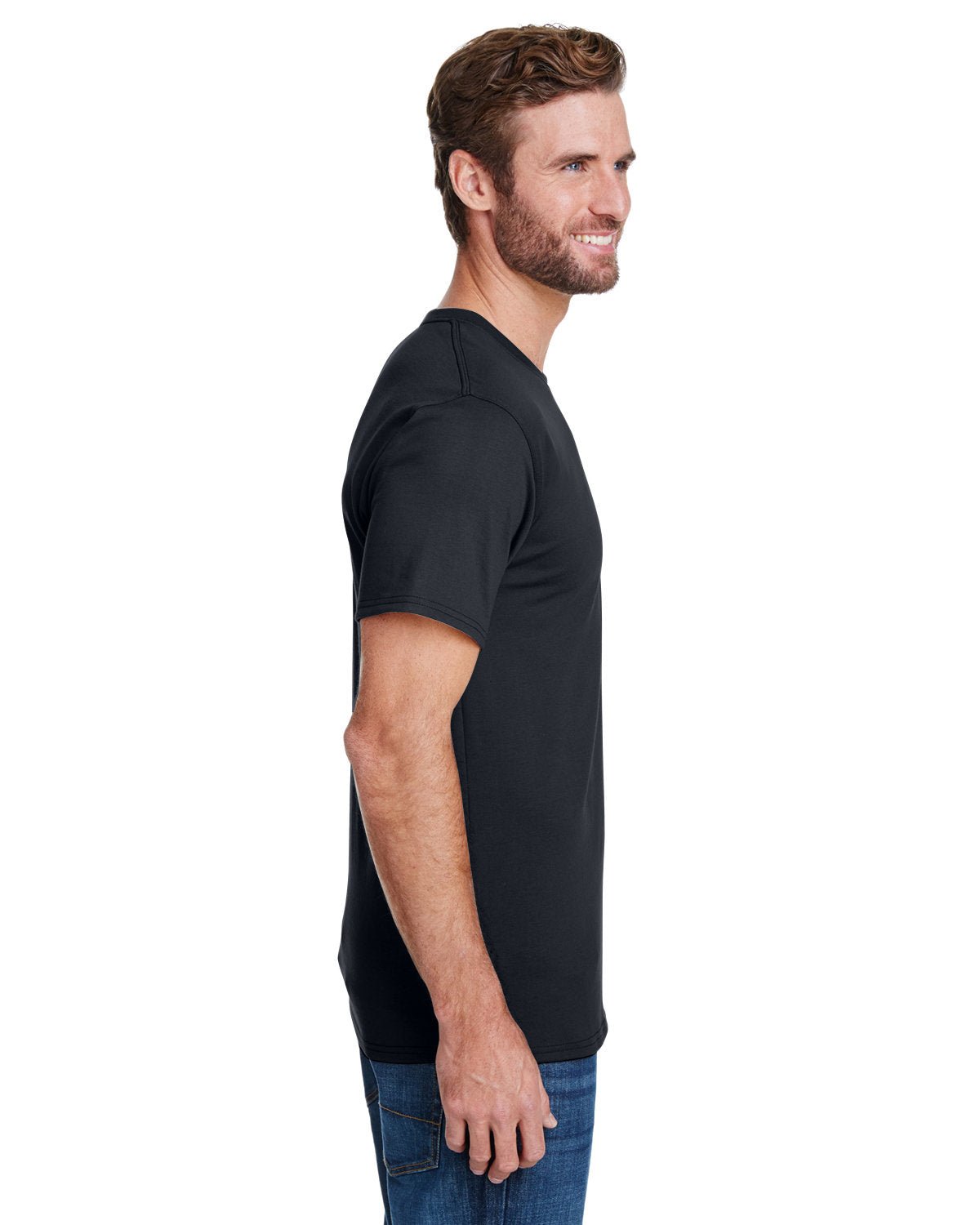 W110-Hanes-BLACK-Hanes-T-Shirts-3