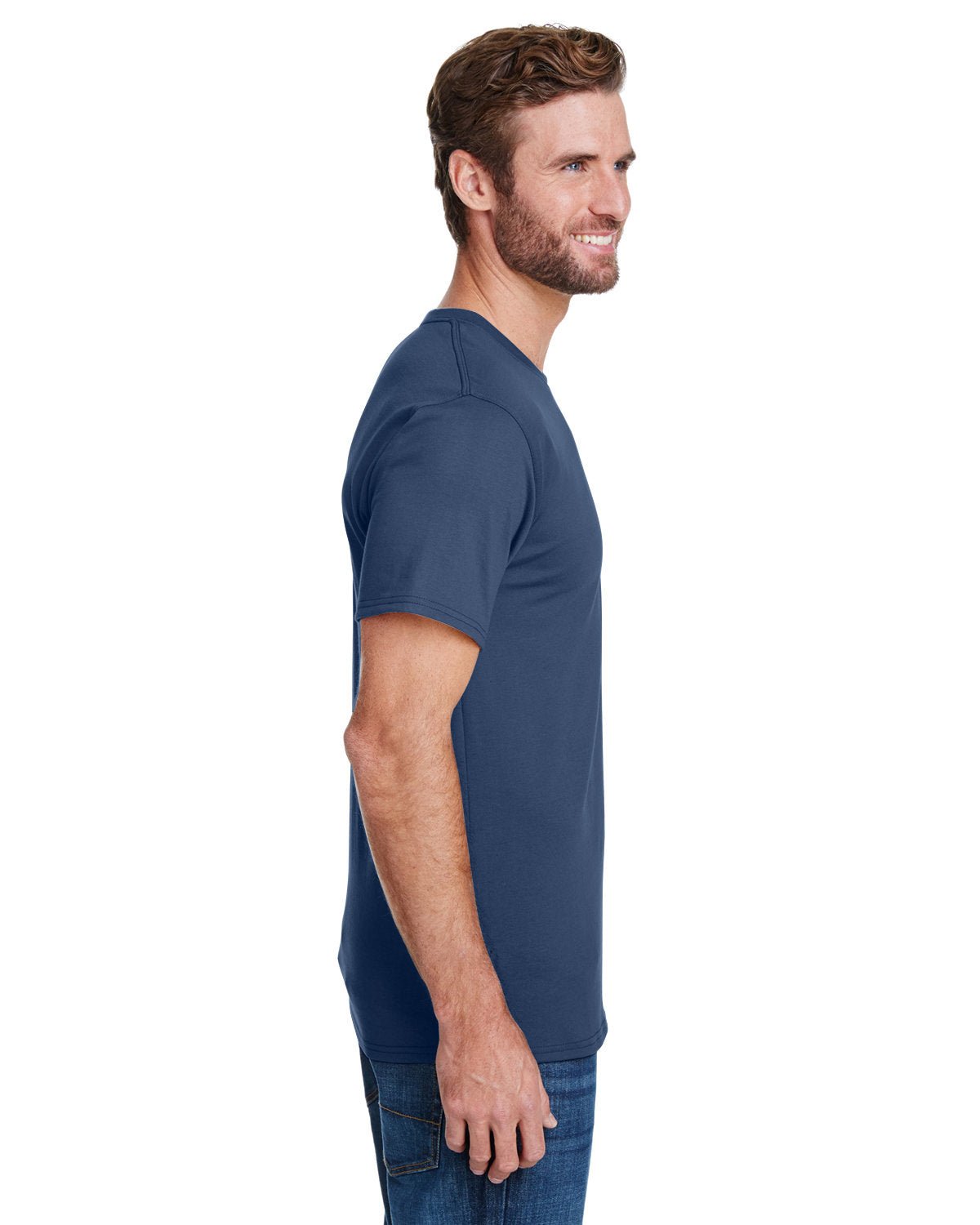 W110-Hanes-NAVY-Hanes-T-Shirts-3