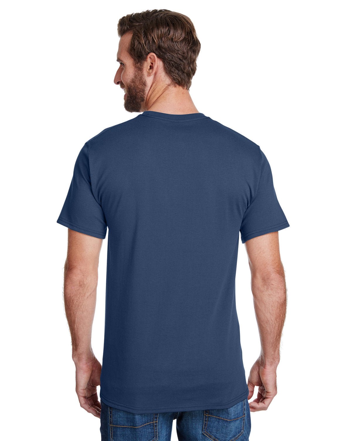 W110-Hanes-NAVY-Hanes-T-Shirts-2