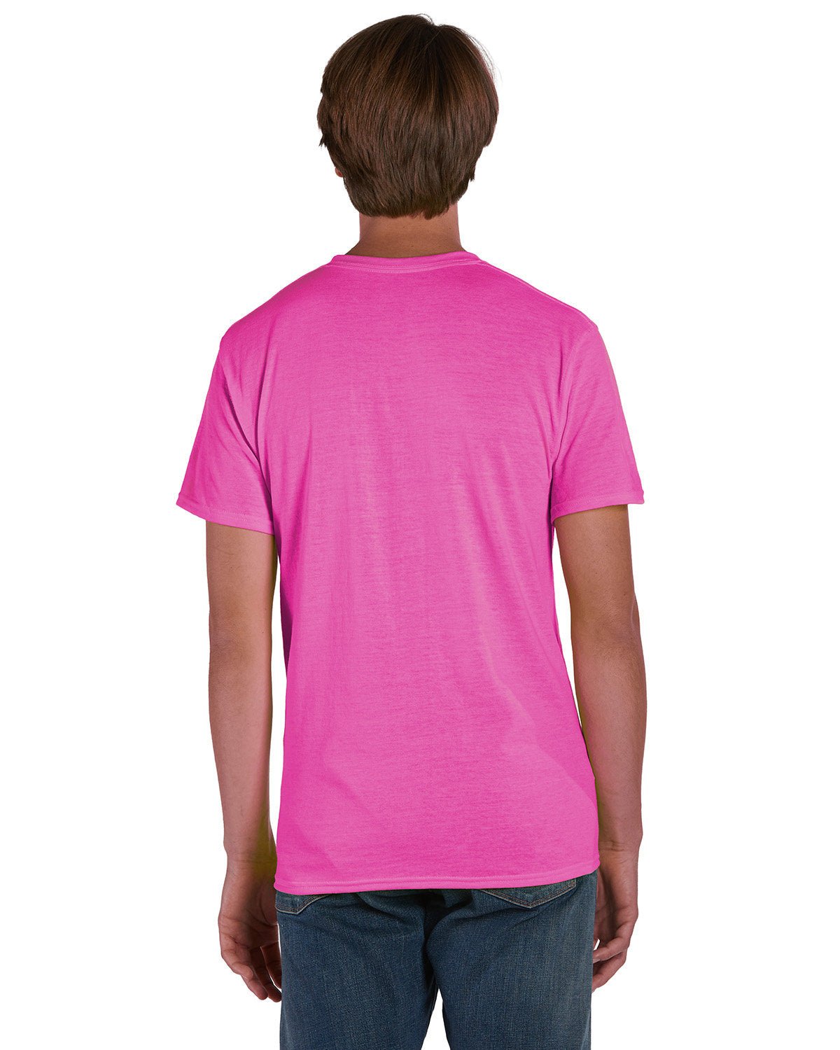 W110-Hanes-SAFETY PINK-Hanes-T-Shirts-2